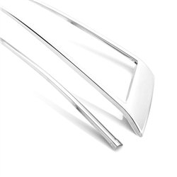 Fog light frames for Skoda Octavia Liftback IV (NX) 2020- | Chrome steel