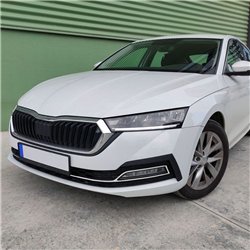 Fog light frames for Skoda Octavia Liftback IV (NX) 2020- | Chrome steel