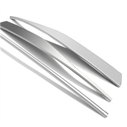 Front grille trims for Volkswagen VW Golf Hatchback VIII 5D 2019- | steel
