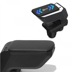 Armrest for Dacia Duster II (HM | SR) 2018-2024 Black Plastic Matte