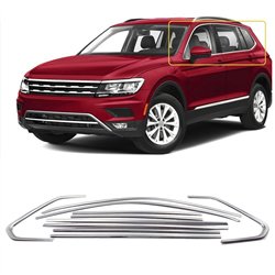 Side window trims for Volkswagen VW Tiguan II (AD1/BW) 2016-2024 | steel