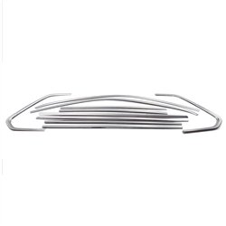 Side window trims for Volkswagen VW Tiguan II (AD1/BW) 2016-2024 | steel