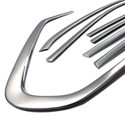 Side window trims for Volkswagen VW Tiguan II (AD1/BW) 2016-2024 | steel