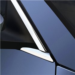 Side window trims for Skoda Octavia Liftback IV (NX) 2020- | Chrome steel