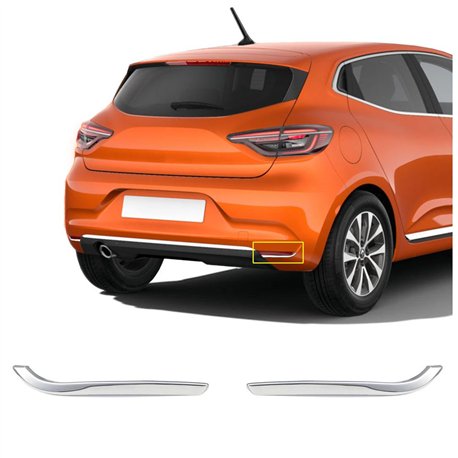 Frames for reflective reflectors Renault Clio Hatchback V 2019-2025 steel