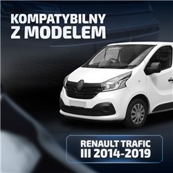 Front splitter for Renault Trafic III (FG/JG) PRE-FL 2014-2019 | Black ABS
