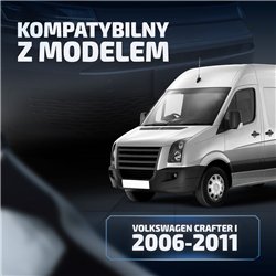 Front splitter for Volkswagen VW Crafter I (2E/2F) PRE-FL 2006-2011 | ABS
