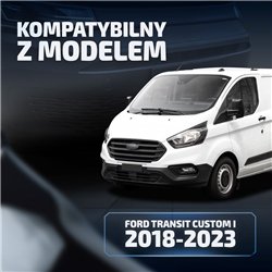 Hokej pod zderzak Ford Transit Custom I (V362 | FY/FZ/F3) FL 2018-2023 ABS