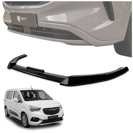 Hokej pod zderzak do Opel Combo E (K9) 2018- | Czarny ABS