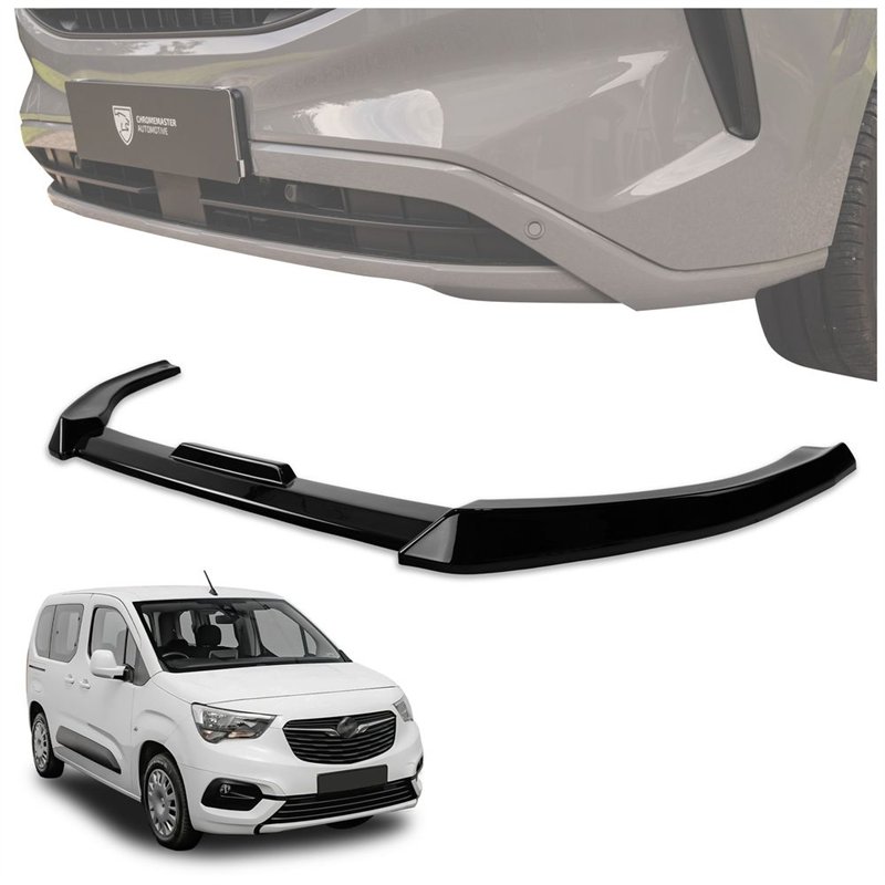 Hokej pod zderzak do Opel Combo E (K9) 2018- | Czarny ABS