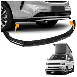 Front splitter for Volkswagen VW California (T5) FL 2009-2015 | Black ABS