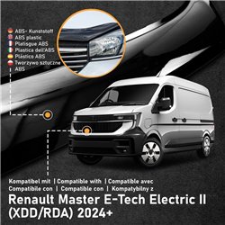 Osłona maski do Renault Master E-Tech Electric II 2024- | ABS