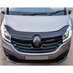 Bonnet guard for Renault Trafic III (FG/JG) PRE-FL 2014-2019 | Black ABS