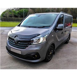 Bonnet guard for Renault Trafic III (FG/JG) PRE-FL 2014-2019 | Black ABS