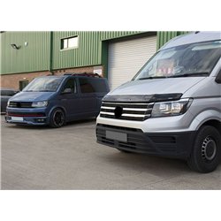 Bonnet guard for Volkswagen VW Crafter II (SY/SX/SZ) 2017- | Black ABS