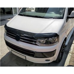 Bonnet guard for Volkswagen VW Transporter (T5) FL 2009-2015 | Black ABS