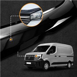 Osłona maski do Renault Master IV (XDD/RDA) 2024- | Czarny ABS