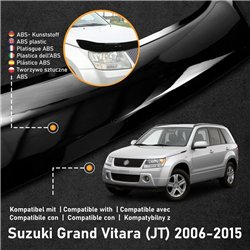 Bonnet guard for Suzuki Grand Vitara II (JT) 5D 2005-2015 | Black ABS Shiny