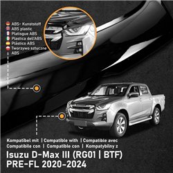 Osłona maski do Isuzu D-max III (RG01 | BTF) PRE-FL 2020-2024 ABS