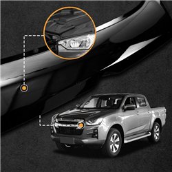 Split bonnet guard for Isuzu D-max III (RG01 | BTF) PRE-FL 2020-2024 ABS