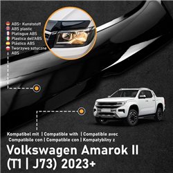 Bonnet guard for Volkswagen VW Amarok II (T1 | NF/J73) 2023- Black ABS