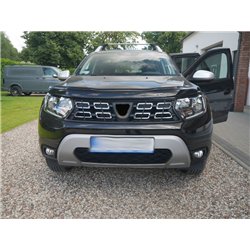 Bonnet guard for Dacia Duster II (HM | SR) 2018-2024 Black ABS Shiny