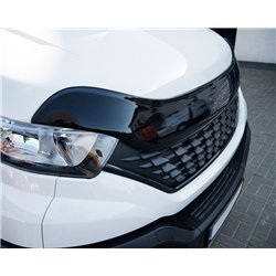 Bonnet guard for Iveco Daily III (E6) 2014- | Black ABS plastic Shiny