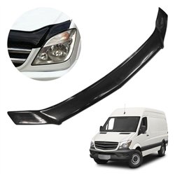 Bonnet guard for Mercedes Sprinter (W906 | NCV3) FL 2013-2018 Black ABS