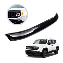 Osłona maski do Jeep Renegade I (BU) 2014-2025 | Czarny ABS