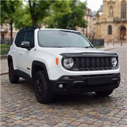 Osłona maski do Jeep Renegade I (BU) 2014-2025 | Czarny ABS