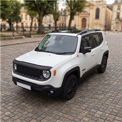 Osłona maski do Jeep Renegade I (BU) 2014-2025 | Czarny ABS