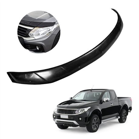 Osłona maski do Fiat Fullback I (502) 2016-2020 | Czarny ABS