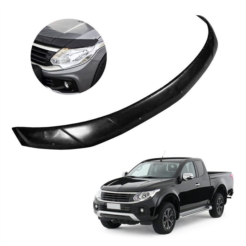 Osłona maski do Fiat Fullback I (502) 2016-2020 | Czarny ABS