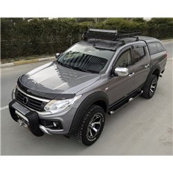 Osłona maski do Fiat Fullback I (502) 2016-2020 | Czarny ABS