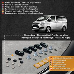 Osłona maski do Ford Tourneo Custom I PRE-FL 2012-2018 | ABS