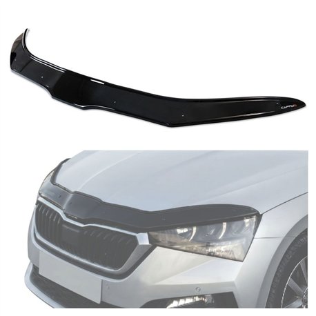 Osłona maski do Skoda Scala Hatchback I (NW) 2019- | Czarny ABS