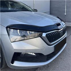 Osłona maski do Skoda Scala Hatchback I (NW) 2019- | Czarny ABS