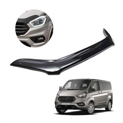 Bonnet guard for Ford Tourneo Custom I (V362) FL 2018-2023 | Black ABS