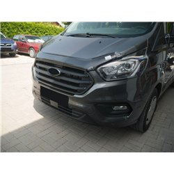 Bonnet guard for Ford Tourneo Custom I (V362) FL 2018-2023 | Black ABS