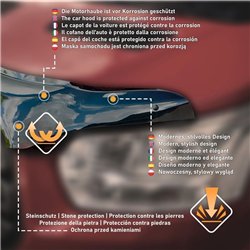 Osłona maski do Ford Ranger IV (P703 | 2AB) 2022- Czarny ABS