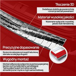 Listwa tylnego zderzaka do Lexus RX IV (AL20) 2016-2022 | stal