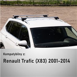 Bagażnik dachowy do Renault Trafic II 2001-2014