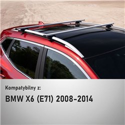 Bagażnik dachowy do BMW X6 Coupe (E71) 2008-2014 | Solidbar BLT