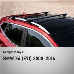 Bagażnik dachowy do BMW X6 Coupe (E71) 2008-2014 | Solidbar BLT