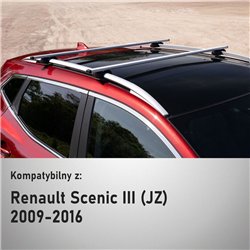 Bagażnik dachowy do Renault Scenic III 2009-2016 | Solidbar BLT