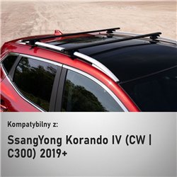 Bagażnik dachowy do KGM Korando I (CW | C300) 2025- Solidbar BLT