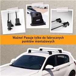 Bagażnik dachowy do Mercedes C-Klasa Sedan (W204) 4D 2007-2013