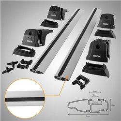 Bagażnik dachowy do Mercedes C-Klasa Sedan (W204) 4D 2007-2013
