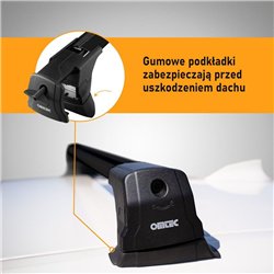 Bagażnik dachowy do Mercedes C-Klasa Sedan (W204) 4D 2007-2013