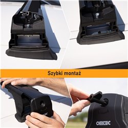Bagażnik dachowy do Mercedes C-Klasa Sedan (W204) 4D 2007-2013